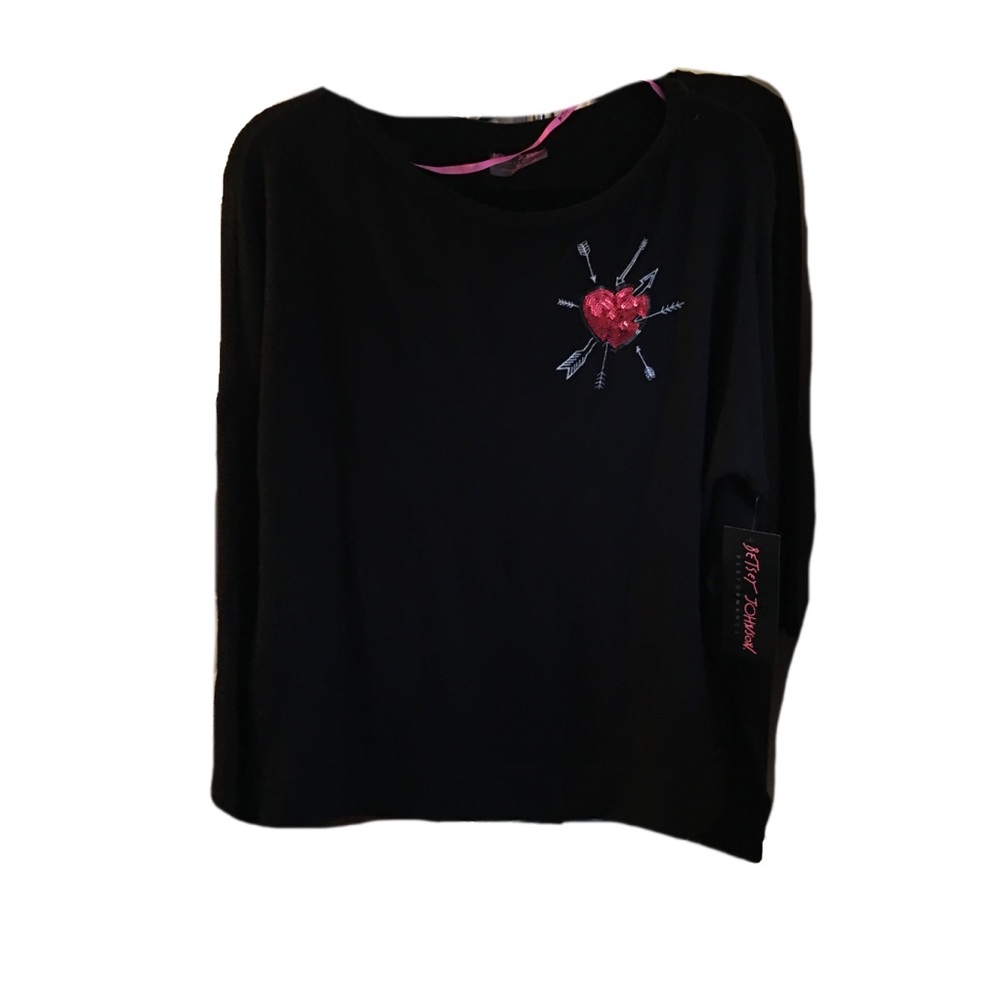 Betsey Johnson long sleeve shirt new with tag